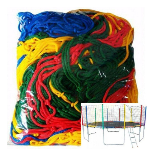 Rede P/cama Elastica De 2.50mts(7.70x2.00mts De Alt)+brinde