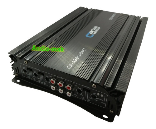 Imagen 3 de 6 de Amplificador Carbon Audio 4 Canales Clase Ab 1200 Watts