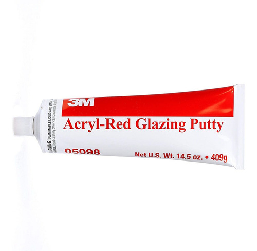 3m Acryl Putty, 05098, Red, 14.5 Oz