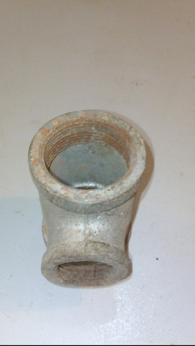 Tee Galvanizada Reforzada De 1 1/2 A 1 Pulgada