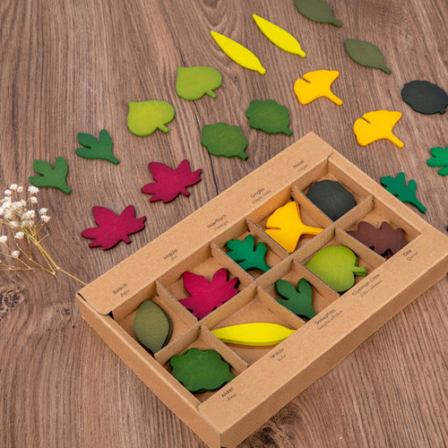 Rompecabezas De Madera Leaf Geografía Educativa Para Niños