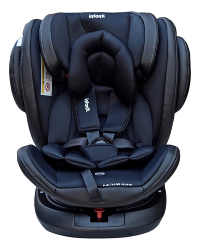 Butaca Para Bebe Infanti Isofix Multiage 360º Gris (0-36kg) 