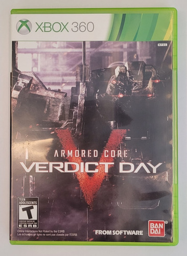 Jogo Armored Core V - Verdict Day - Xbox 360: Fisico/usado
