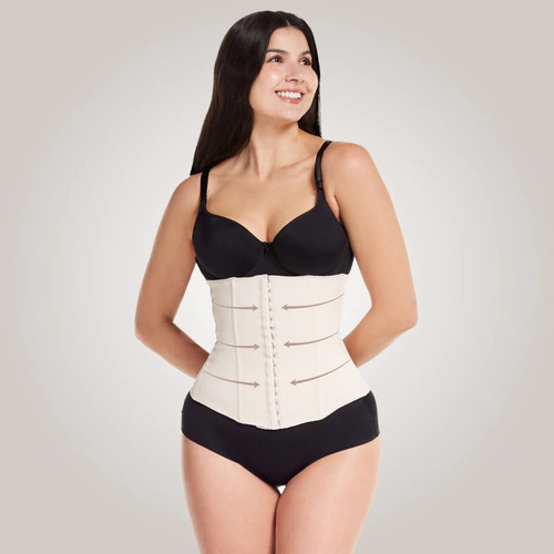 Faja Cinturilla Corset Colombiana Microlatex Alta Compresion