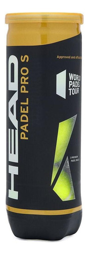 Bola De Padel Head Pro S Tubo Com 03 Unidades