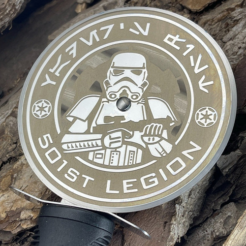 Corta Pizza Acero Inoxidable 501st Legion, Star Wars.