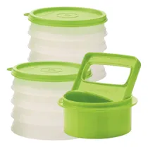 Comprar Prensa Y Porta Amburguesera De 8 Uds Libre D Bpa Tupperware®