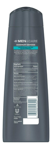 ChampĂș Y Acondicionador Dove Men+care Dermacare Scalp 360 Ml