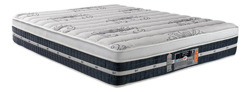 Colchão Queen Silver Star Pocket Castor 158x198 Cor Cinza