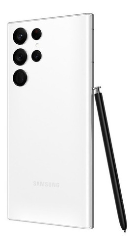 Samsung Galaxy S22 Ultra Snapdragon 5G Dual SIM 256 GB branco 12 GB RAM - Bom (Recondicionado)