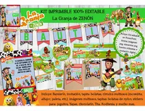 Comprar Kit Imprimible Canciones De La Granja De Zenon