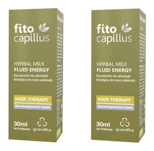 Grandha Fito Capillus Herbal Milk Fluid 30ml Kit Com 2 Und