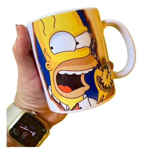 Taza Edición Especial Homero Simpson Casita Del Horror