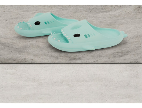 Sandalia Dama Tiburon Shark Viaje Playa Colores Chancla Cool