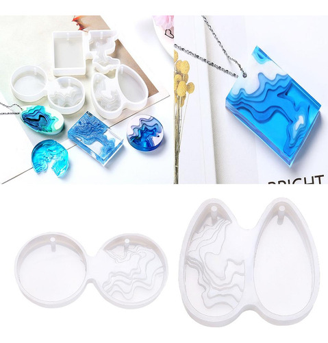 2 Bandeja De Molde De Silicona Colgante Transparente Molde