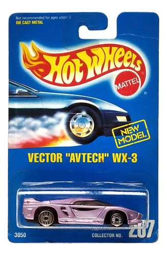 Hot Wheels Vector Avetch Wx3 Mainline Año 1994