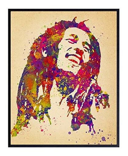 Pósteres Bob Marley Poster - 8x10 Wall Art, Home Decor For B