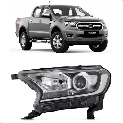 Farol Ranger 2016 A 2018 Manual/ Elétrico Mascara Negra