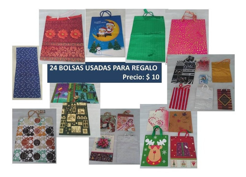 Lote De Bolsas Usadas Para Regalo 