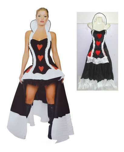 Disfraz Reina De Corazones Mujer Halloween