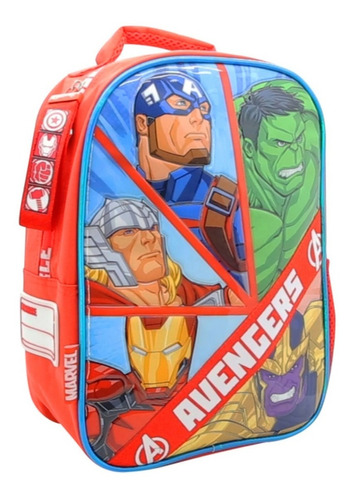 Mochila Espalda 12 Super Heroes Escudo Avengers Marvel