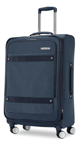 American Tourister Whim Softside Expandible Maleta, Azul Mar