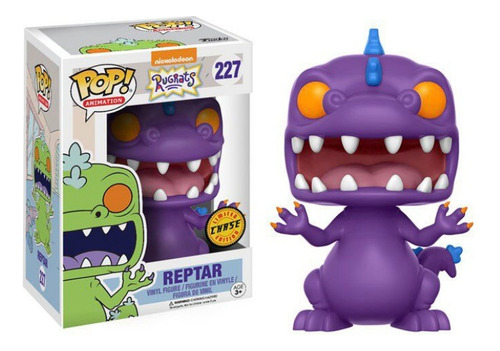 Funko Pop! Animation: Rugrats - Reptar Chase (morado) #227 (Usado)