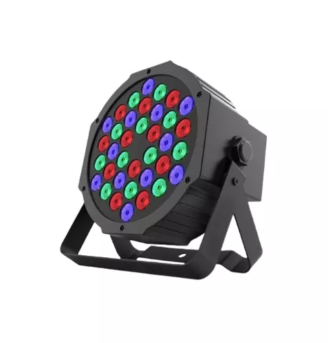 Cañón de 36 luces LED color RGB, ajustable a 360° - Buytiti