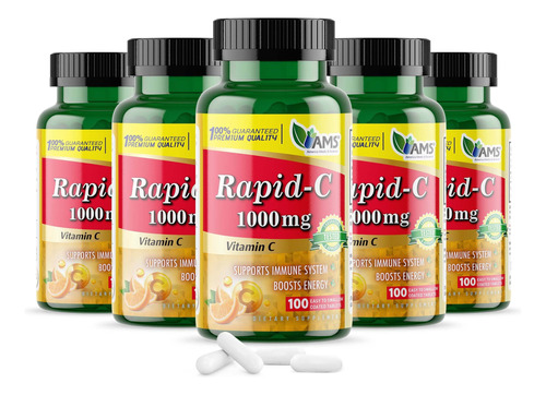 America Medic & Science Rapid-c - Suplemento De Vitamina C D