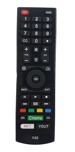 Control Remoto Para Sharp Smart Tv En2c28s Aquos 4k Kuhdx