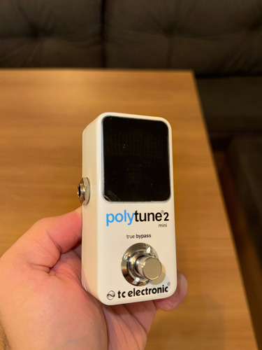 Pedal Afinador Tc Electronic Poly Tune 2 Mini Display Led Branco (Usado)