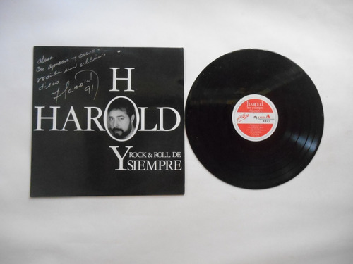 Lp Vinilo Harold Hoy Y Siempre V1 Autografiado Colombia 1991