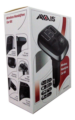 Imagen 4 de 10 de Sistema Manos Libres Bluetooth Para Carro Axxis Nuevo Origin