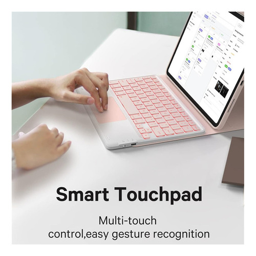 Capa Com Teclado, Mouse E Lápis Para iPad 10ª Geração 10,9