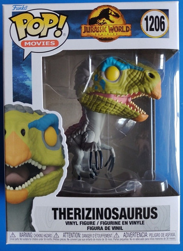 Imagen 3 de 3 de Funko Pop Jurassic World Dominion Therizinosaurus Slasher