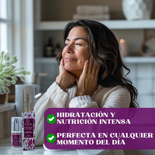 Kit Crema Colágeno Y Elastina Firmeza Humecta Regenera Tql