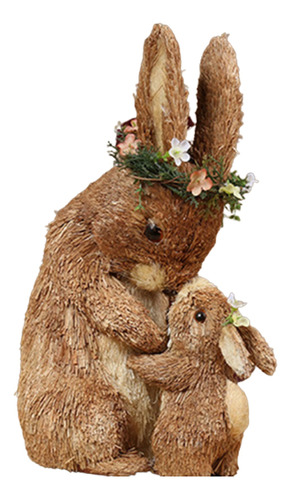 Decoración Infantil De Conejo De Pascua Con Bonito Bollo D