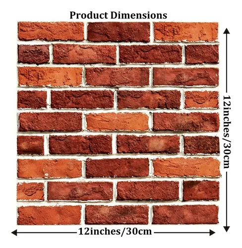 Paneles De Pared 3d Autoadhesivos Impermeables 10 Piezas P