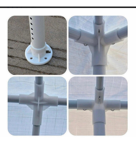 Toldo Carpa Con Estructura Y Cortinas Incluidas 3x6 Metros (Usado)