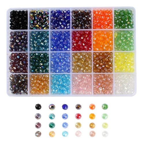 1200 Piezas De Cuentas De Cristal De Briolette Para