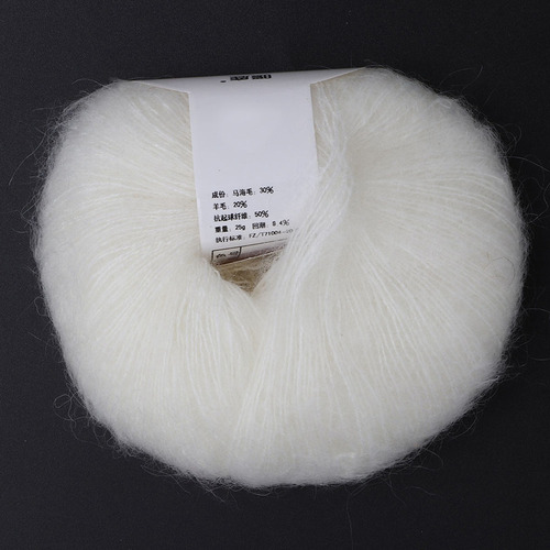 * Fio Popular De Lã De Angorá Soft Mohair Pashm Knit