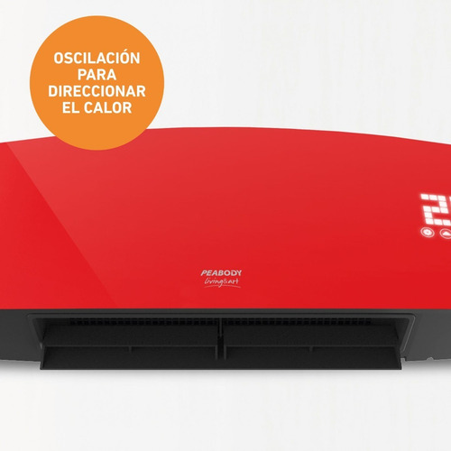 Imagen 5 de 10 de Calefactor Split Peabody Pe-cvu20 C/remoto Digital Touch