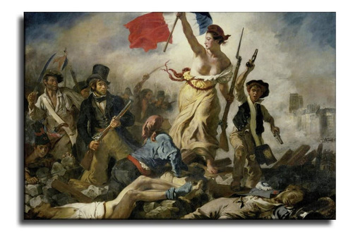 Bne Póster Artístico De Eugene Delacroix De The Liberty L.