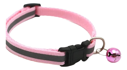 Collar Reflactante Para Perro Gato Rosa