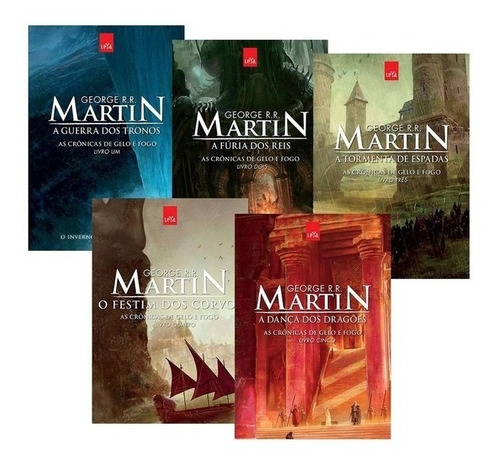 Game Of Thrones - 5 Livros + Brinde (o Cavaleiro Dos Sete R)
