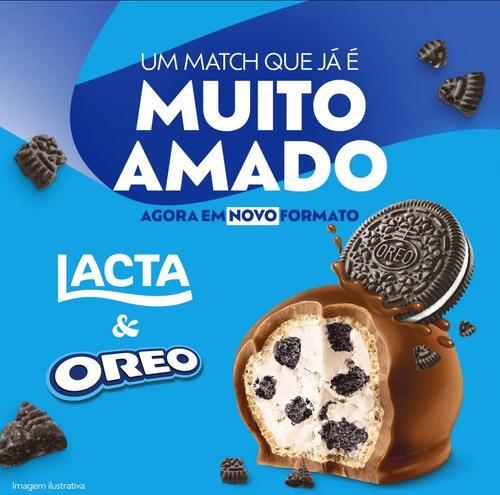 Bombons Oreo Lacta 540g