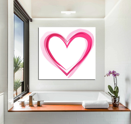 Vinilo Decorativo 60x60cm Corazon San Valentin Heart Love