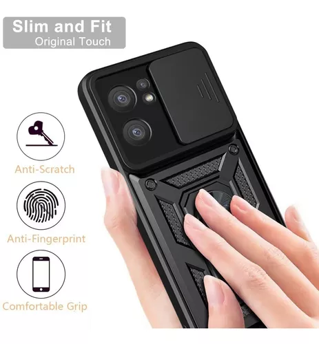 CNPUTAO Funda para Realme 10 Transparente Slim TPU Case con