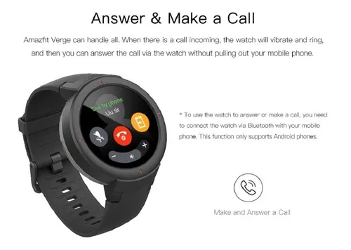 Xiaomi Amazfit Verge Smartwatch Ip68 Musica Gps + Film Regal