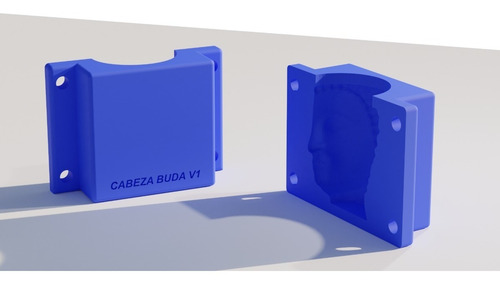 Matriz Para Hacer Maceta Cabeza De Buda 10 Cm
